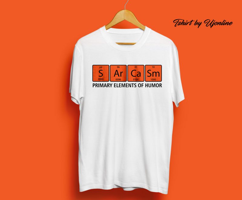 Sarcasm t shirt design for purchase
