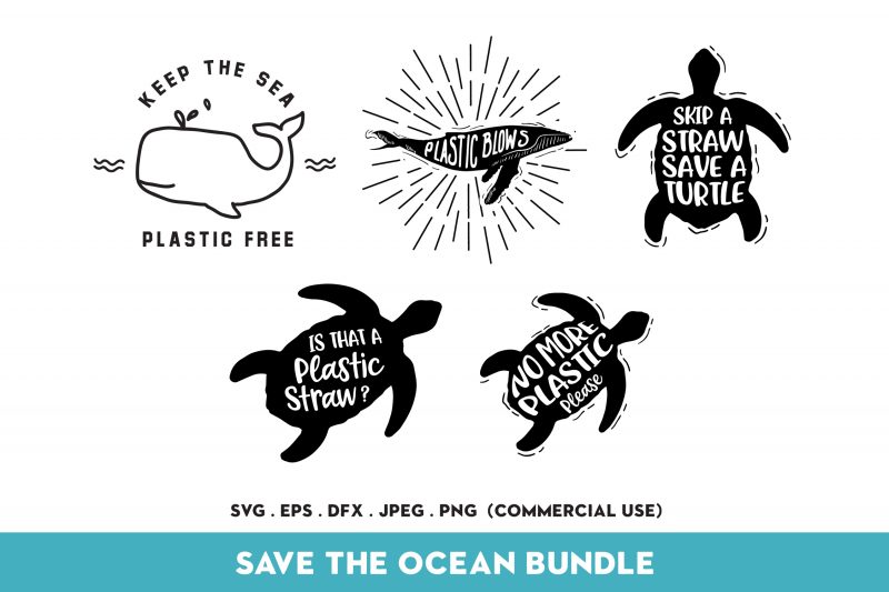 Download Save The Ocean Bundle Buy T Shirt Designs