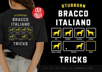 Stubborn bracco italiano tricks buy t shirt design