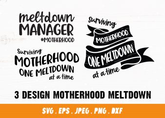 Surviving Motherhood Meltdown Bundle