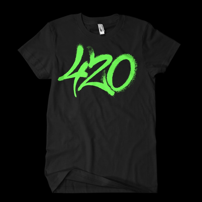 420 weed t shirt design for purchase