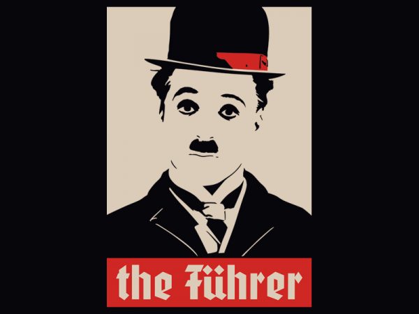 The fuhrer graphic t-shirt design