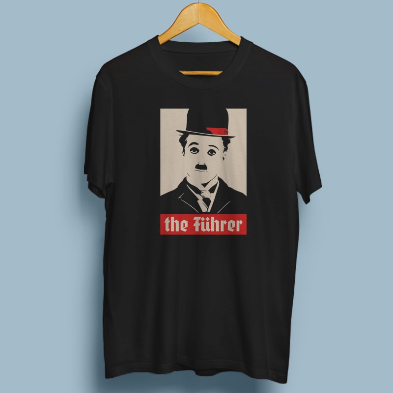 THE FUHRER graphic t-shirt design