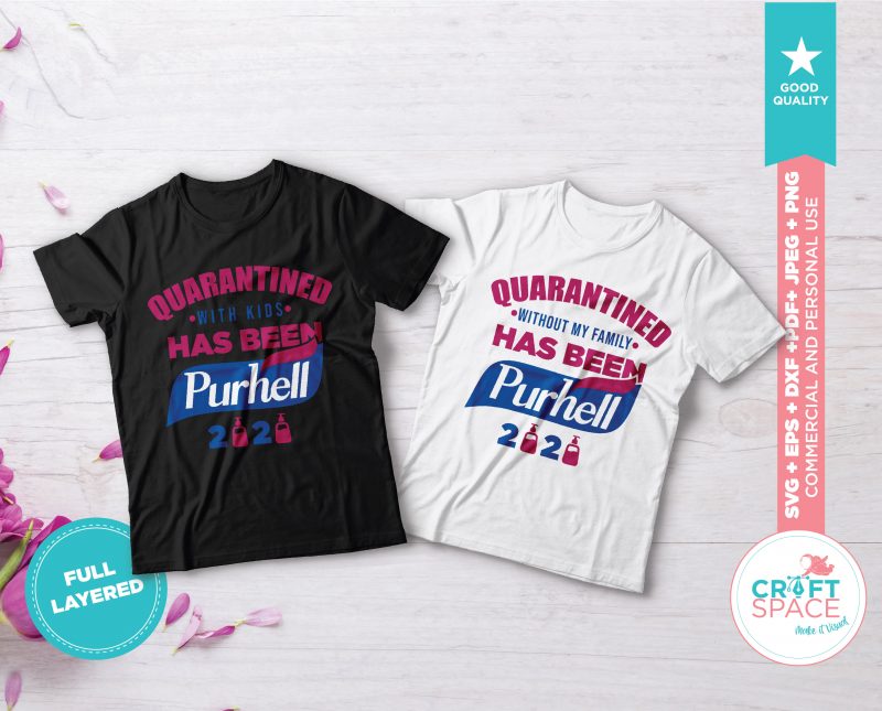 Quarantined t shirt design templQuarantine Bundle svg, png, pdf, eps, dxf Cameo, Cricut Full Layeredate