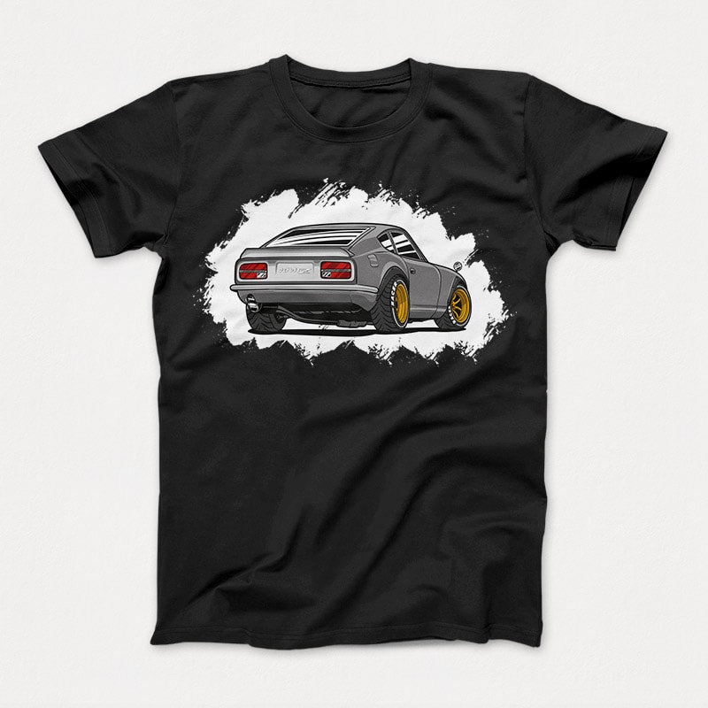 The Z-Car is Fairlady Z graphic t-shirt design - Buy t-shirt designs