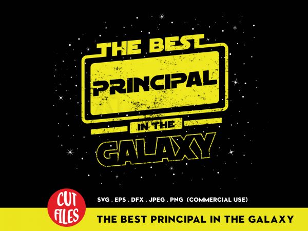 The best principal in the galaxy print ready t shirt design The best principal in the galaxy print ready t shirt design