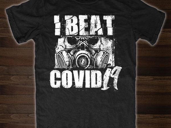 I beat covid19 – buy t shirt design