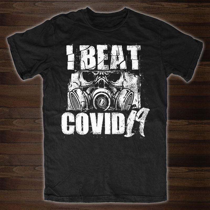 I beat Covid19 – buy t shirt design
