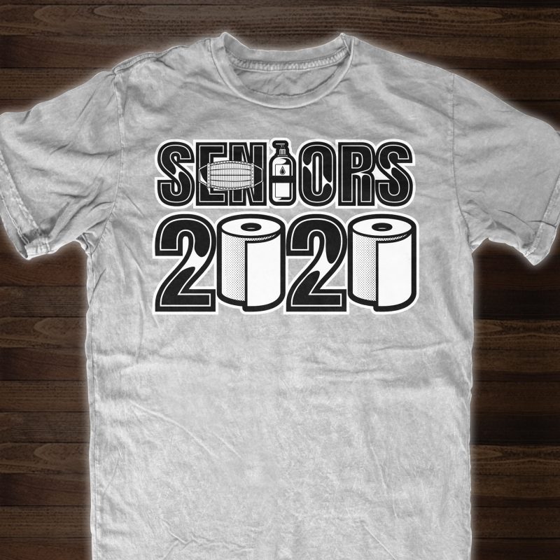 Seniors 2020 Svg File – t-shirt design for commercial use