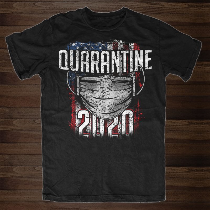 Quarantine 2020 t-shirt design png