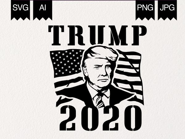 Trump 2020 – t shirt design for sale