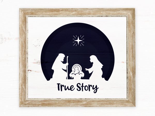 True story design for t shirt