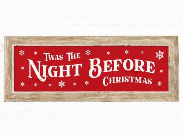 Twas the night before christmas buy t shirt design artwork