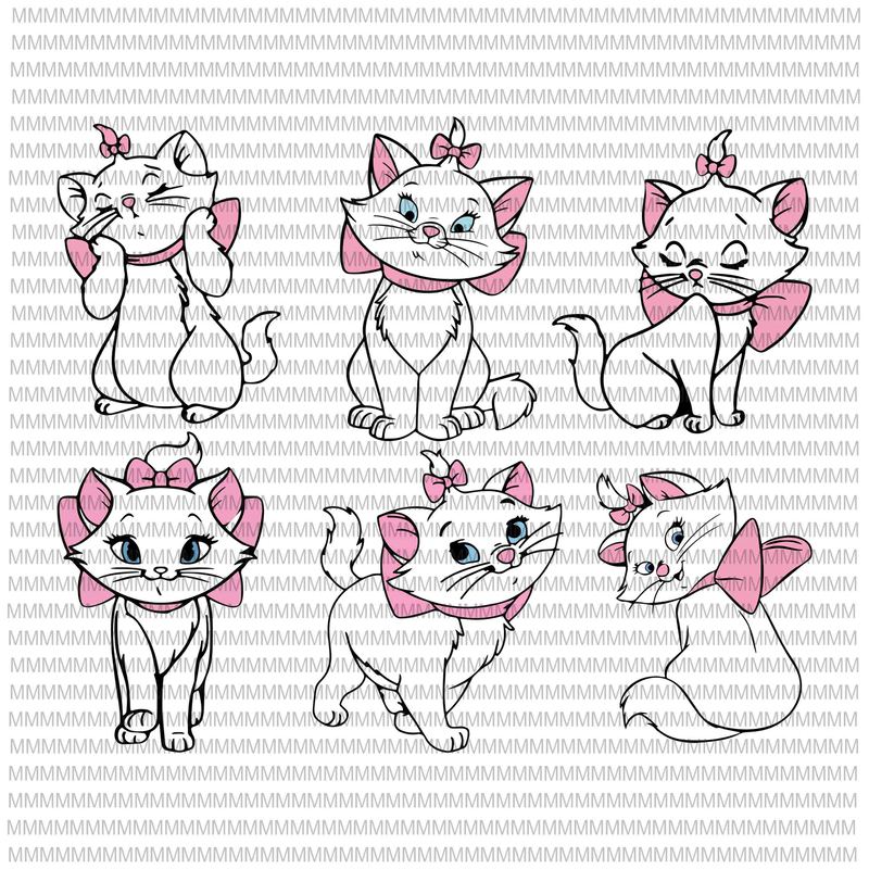 Download Aristro cats svg, Cat svg, png, Cricut Cut Files, Pastel ...