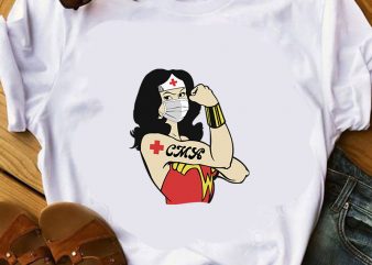 CMA Wonder Woman, Coronavirus, Covid 19 SVG buy t shirt design for commercial use