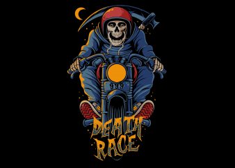 Death race t shirt design for purchase