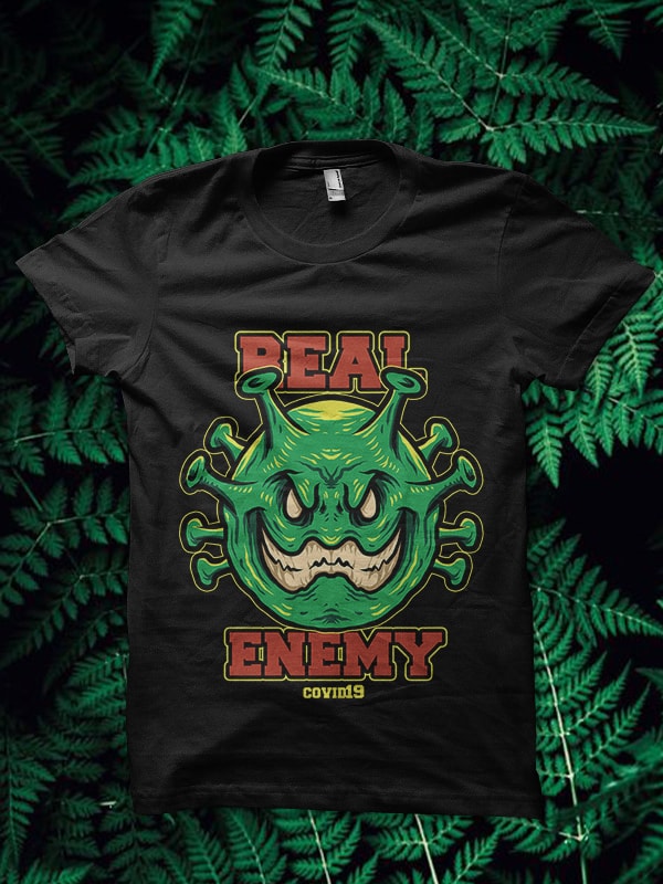 real enemy tshirt design