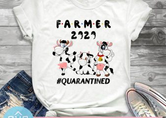 Farm 2020 Quanrantined Cows SVG, Covid – 19 SVG, Farm SVG, Animals SVG t shirt design template