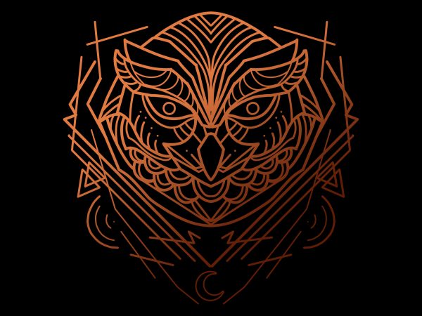 Golden wol tshirt design