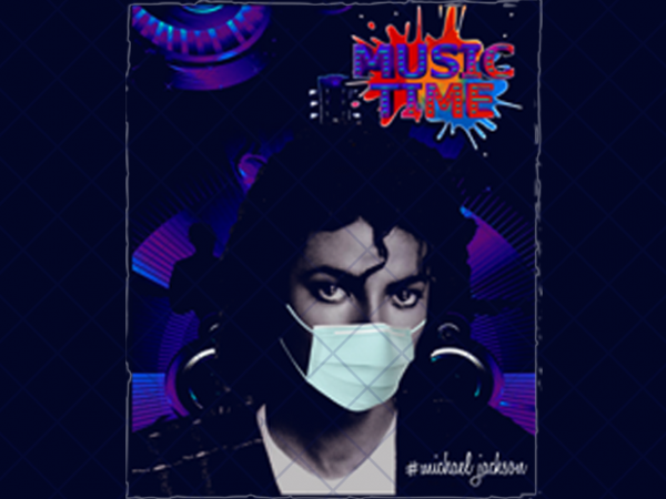 Michael jackson with mask,michael jackson in concert, michael jackson stop corona, stop covid19, michael jackson mask design tshirt, michael jackson commercial use t-shirt design