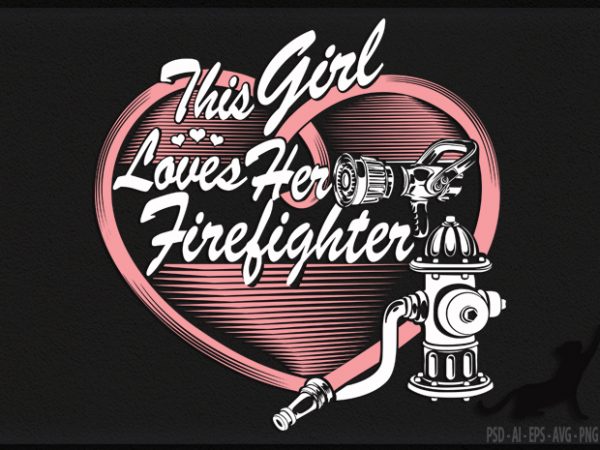 Firefighter wife t shirt design for sale