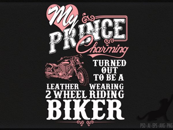 Biker wife t-shirt design for sale