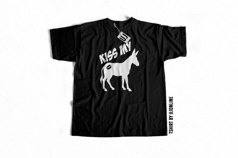 KISS MY ASS buy t shirt design