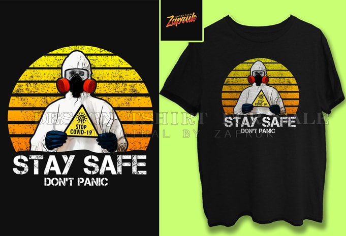 Stop Covid-19 corona virus , Stay safe, stay home, t shirt design to buy