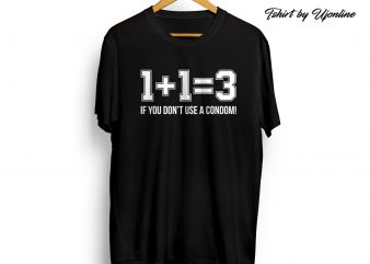 one plus one funny design for t shirt buy t shirt design artwork