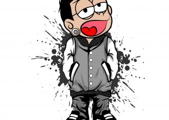 nobita cartoon design t shirt design for purchase