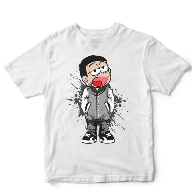 nobita cartoon design t shirt design for purchase - Buy t-shirt designs