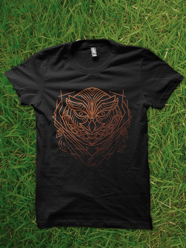 golden wol tshirt design