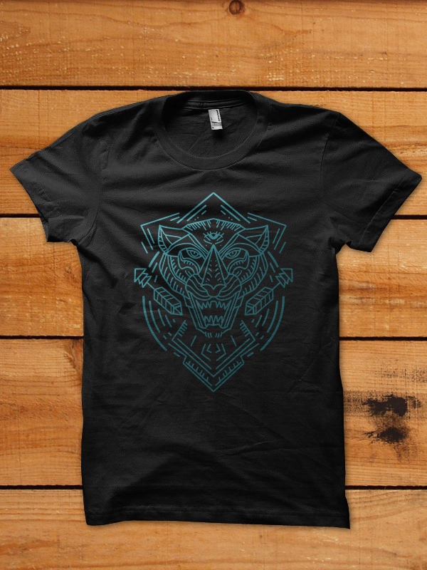 tribal panther tshirt design