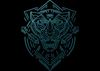 tribal panther tshirt design