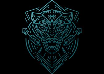 tribal panther tshirt design