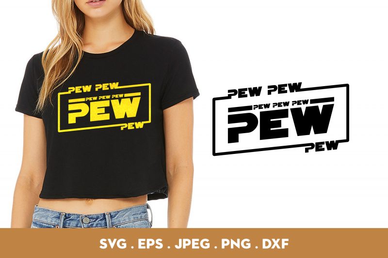 Pew Pew Pew 2 t shirt design to buy