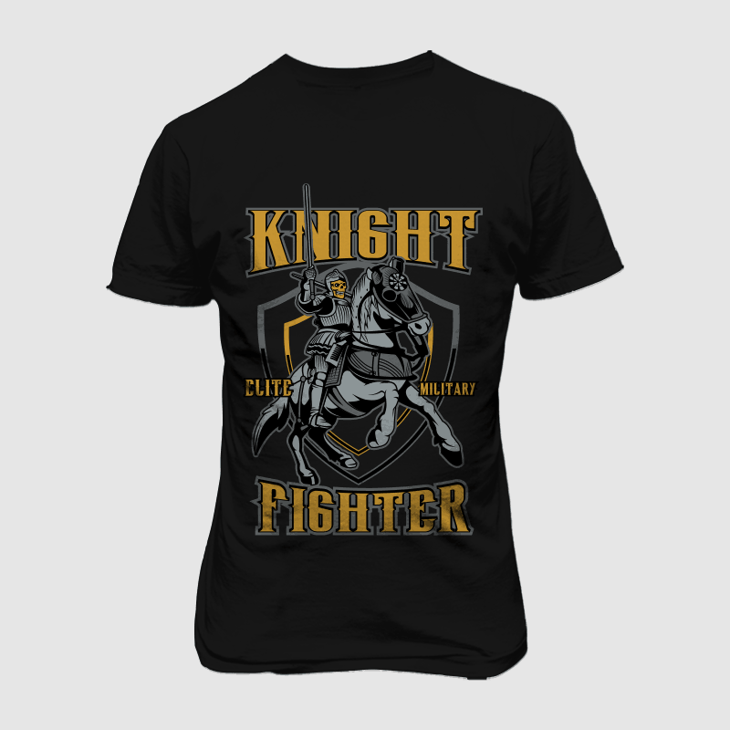 skull knight t shirt design