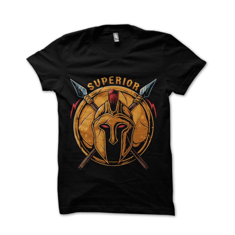 superior sparta t shirt design for download