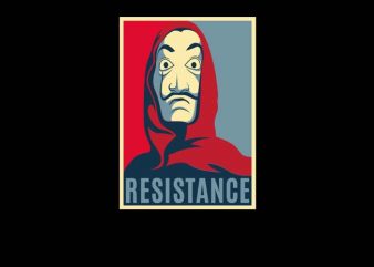 Obey Resistance graphic t-shirt design