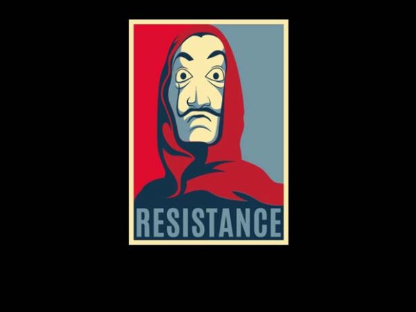 Obey resistance graphic t-shirt design