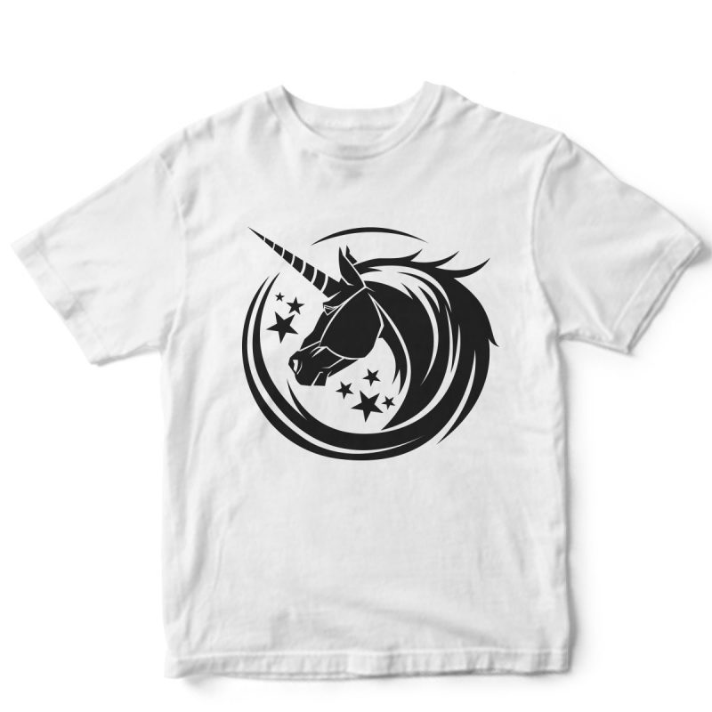 unicorn graphic t-shirt design