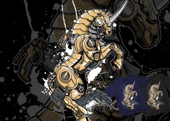 VEGASTEAMPUNK MECHA Myth print ready t shirt design