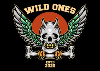 wild ones tshirt design