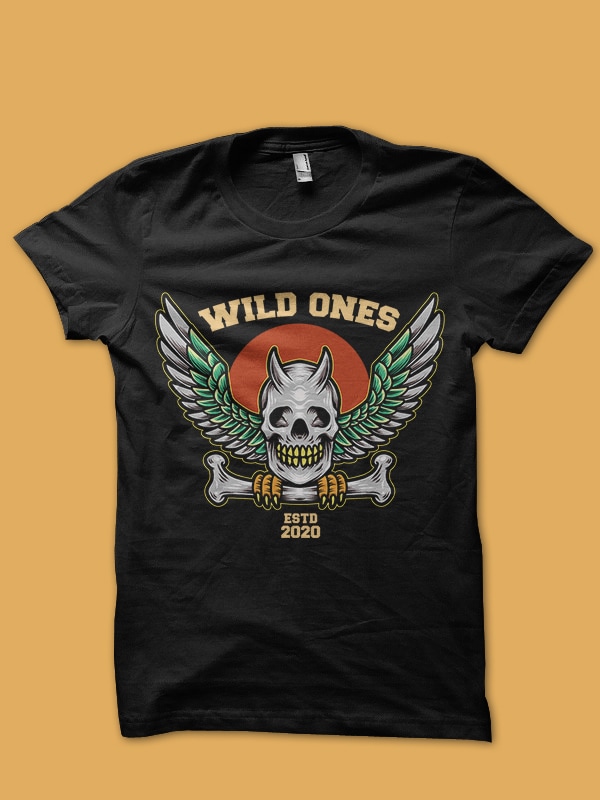 wild ones tshirt design