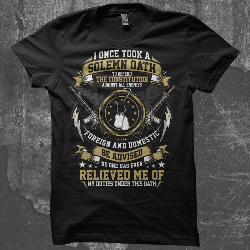 Exclusive Bundle T-Shirt Designs Veteran Theme – Volume 2