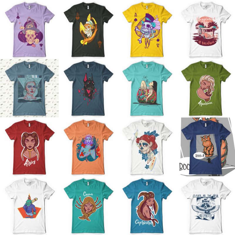 Magda’s mini bundle 2 t shirt designs for sale