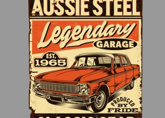 AUSSIE STEEL buy t shirt design