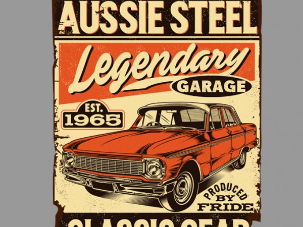 Aussie steel buy t shirt design