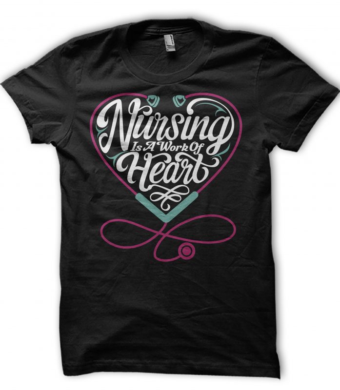 Nurse Graphic Art 15 design for t shirt t shirt design template