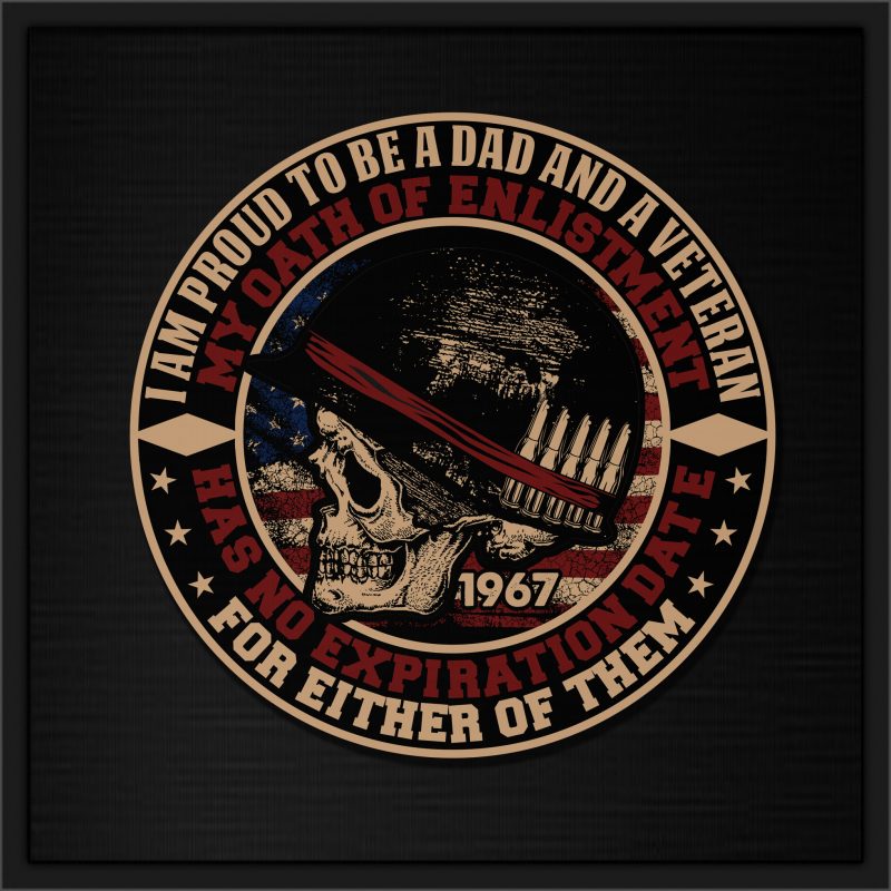 I AM PROUD TO BE A DAD AND A VETERAN buy t shirt design